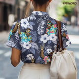 Funny Bigfoot Hawaiian shirt view 5