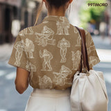 Funny Bigfoot Hawaiian shirt view 5