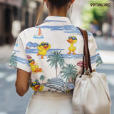 Rubber Duck Hawaiian shirt view 5