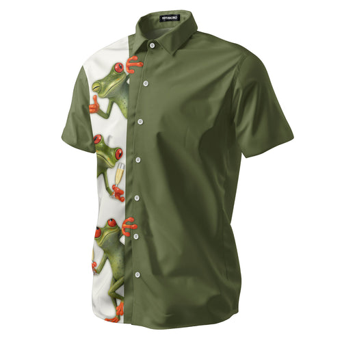 Funny Frog Hawaiian shirt view 2