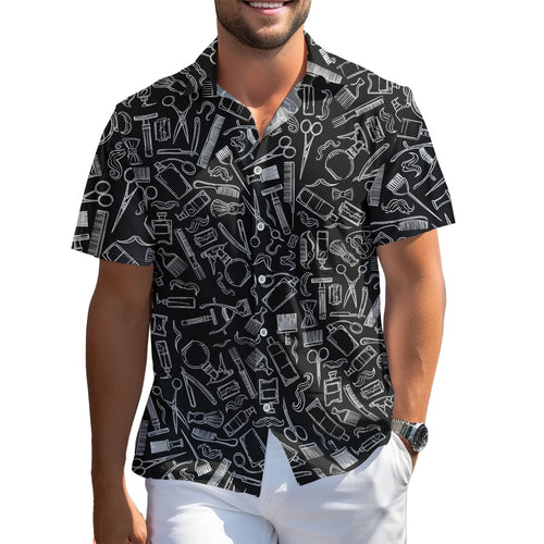 Hairdresser Tools Hawaiian shirt