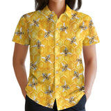 Funny Honey Bee Hawaiian shirt view 3