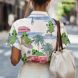 Funny Pickle Hawaiian shirt view 5