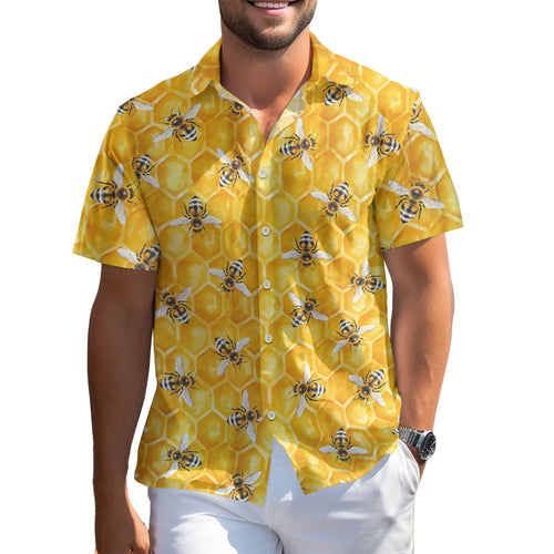 Funny Honey Bee Hawaiian shirt