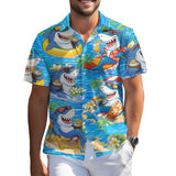 Funny Shark Hawaiian shirt