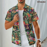 Tiki Mask Aloha Hawaiian shirt view 4