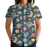 Alien UFO Hawaiian shirt view 3