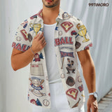 Baseball Hawaiian shirt view 4