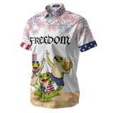 Funny Frog Hawaiian shirt view 2