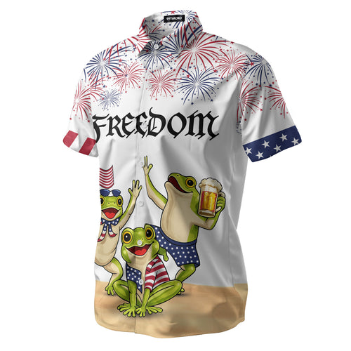 Funny Frog Hawaiian shirt view 2