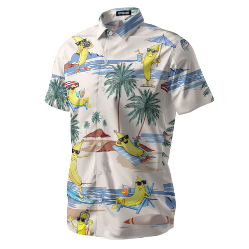 Funny Banana Hawaiian shirt view 2