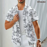 Funny Raccoon Hawaiian shirt view 4