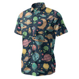 Alien UFO Hawaiian shirt view 2