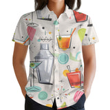 Cocktail Bartender Hawaiian shirt view 2