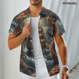 Funny Octopus Hawaiian shirt view 4