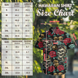 Skeleton Skull Hawaiian shirt view 7