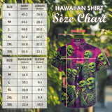 Skeleton Skull Hawaiian shirt view 7