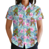 Funny Bigfoot Hawaiian shirt view 3