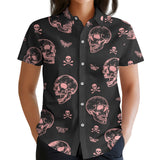 Skeleton Skull Hawaiian shirt view 3