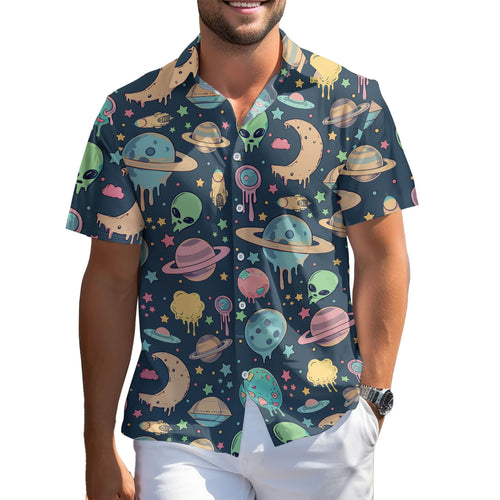 Alien UFO Hawaiian shirt