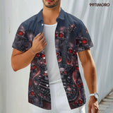 Guitarists Hawaiian shirt view 4