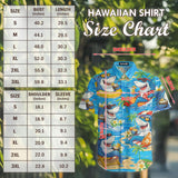 Funny Shark Hawaiian shirt view 7