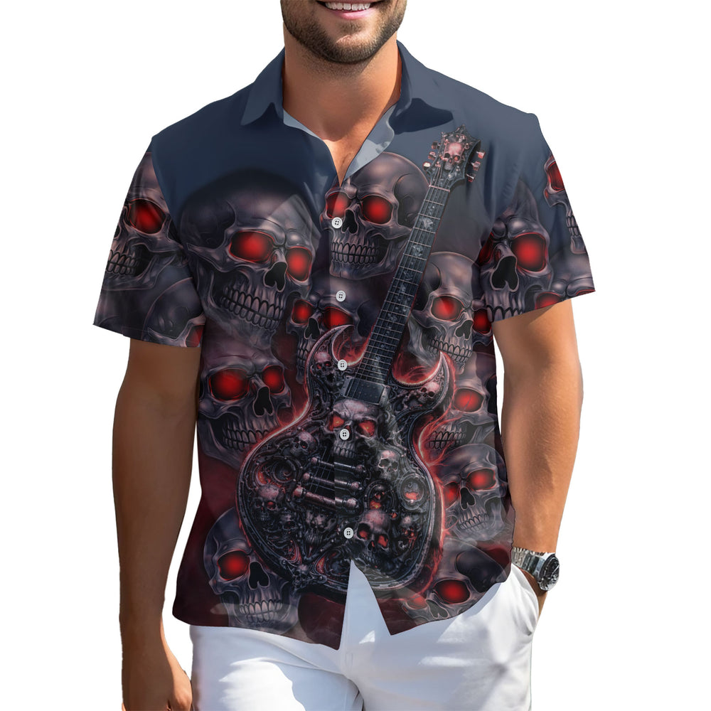 Guitarists Hawaiian Shirt – Short Sleeve Button-Down