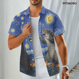 Monster Cat Hawaiian shirt view 4