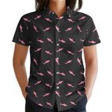 Funny Shark Hawaiian shirt view 3
