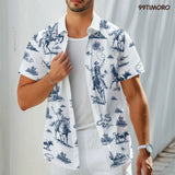 Western Cowboy Hawaiian shirt view 4