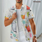 Cocktail Bartender Hawaiian shirt view 4