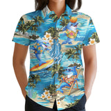 Funny Dolphin Hawaiian shirt view 3