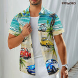 Vintage Car Hawaiian shirt view 4