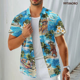 Funny Highland Cow Hawaiian shirt view 4