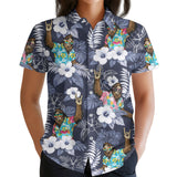 Funny Bigfoot Hawaiian shirt view 3