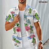 Funny Pickle Hawaiian shirt view 4