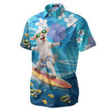 Surfing Goat Hawaiian shirt view 3
