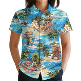 Funny Highland Cow Hawaiian shirt view 3