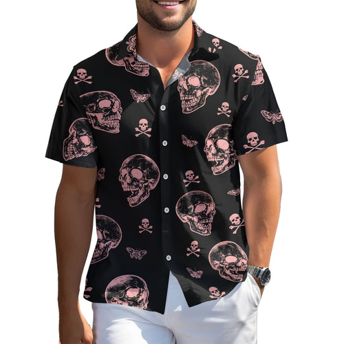 Skeleton Skull Hawaiian shirt