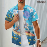 Surfing Goat Hawaiian shirt view 4