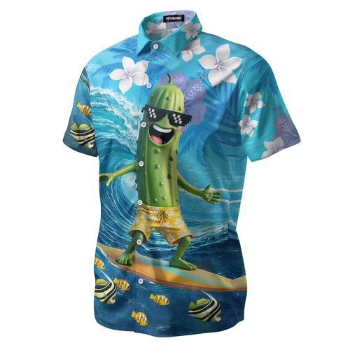 Funny Pickle Hawaiian shirt view 2