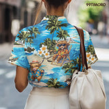 Funny Highland Cow Hawaiian shirt view 5