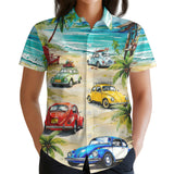 Vintage Car Hawaiian shirt view 3