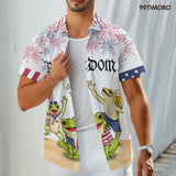 Funny Frog Hawaiian shirt view 4