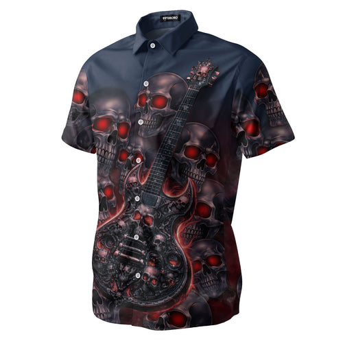 Guitarists Hawaiian shirt view 2
