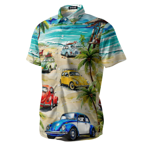 Vintage Car Hawaiian shirt view 2