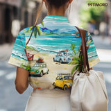 Vintage Car Hawaiian shirt view 5