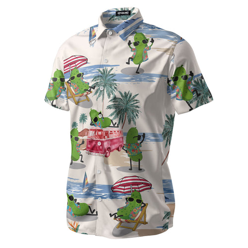 Funny Pickle Hawaiian shirt view 2