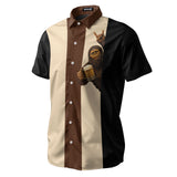 Funny Bigfoot Hawaiian shirt view 2