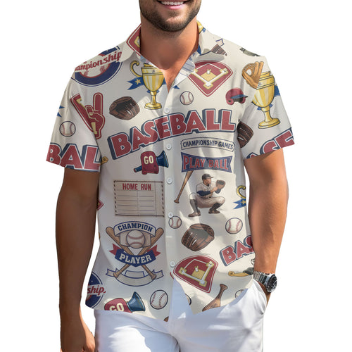 Baseball Hawaiian shirt